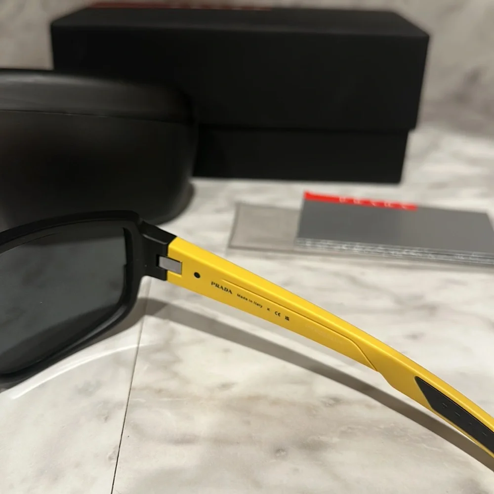 Prada mens 50% OFF yellow sunglasses